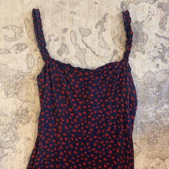 Reformation Red Poppy Dress - Picture 3 of 6